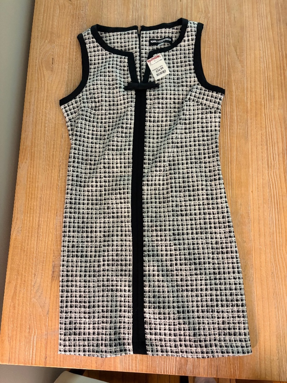 Black & White Checked Dress Size 12